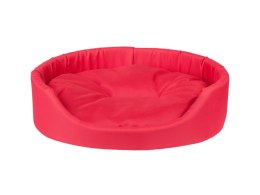 AMIPLAY Legowisko Owalne Basic Czerwone S